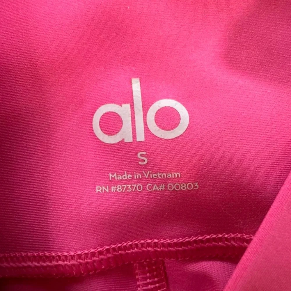 Alo Yoga Airlift High Rise Leggings Pink S 7/8 Sculpt Athleisure
